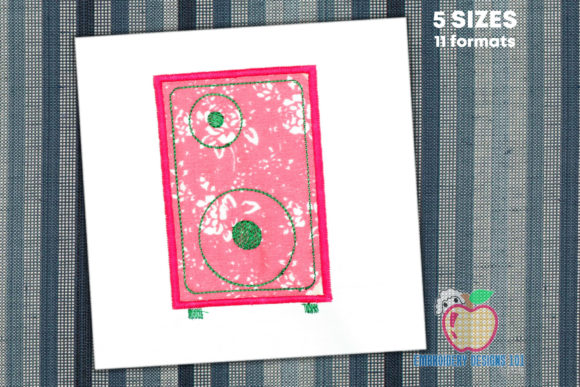 An Old Big Speaker Applique Pattern: A Seasonal Embroidery Review