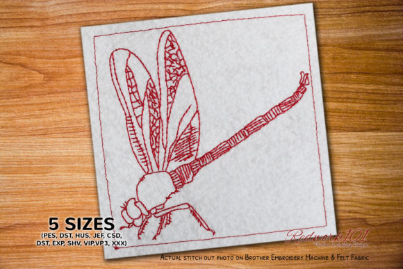 Beautiful Dragonfly Embroidery Design Review
