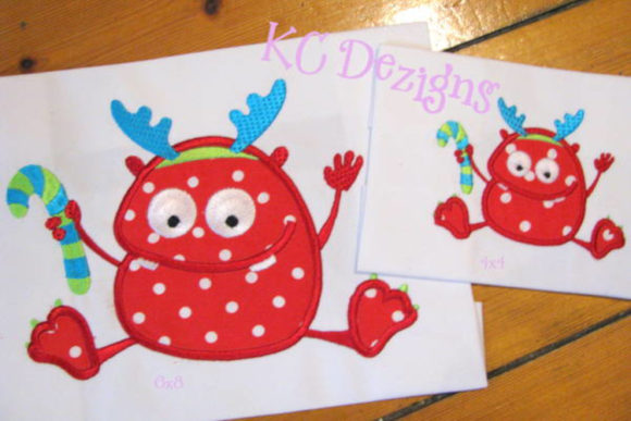 Christmas Monster 02: A Festive Embroidery Design Review