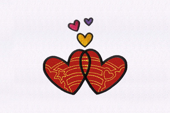 Couple Hearts: A Versatile Machine Embroidery Design for Personalized Gifts