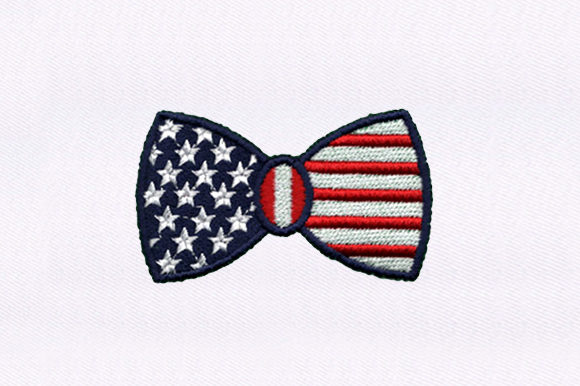 Flag Bowtie Embroidery Design Review