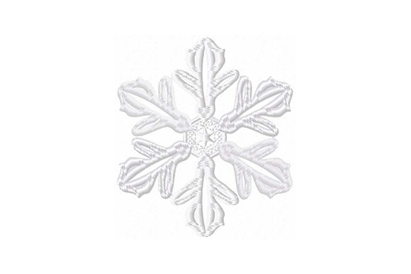 Ice Snowflake: A Charming Winter Embroidery for Personalized Gifts