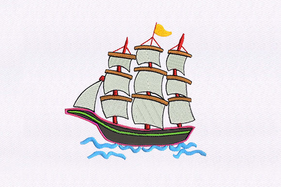 Ship Applique: A Standout Design for Craft Fairs