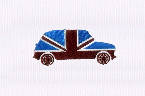 Union Jack Car Embroidery Design Review for Handmade Gift Makers